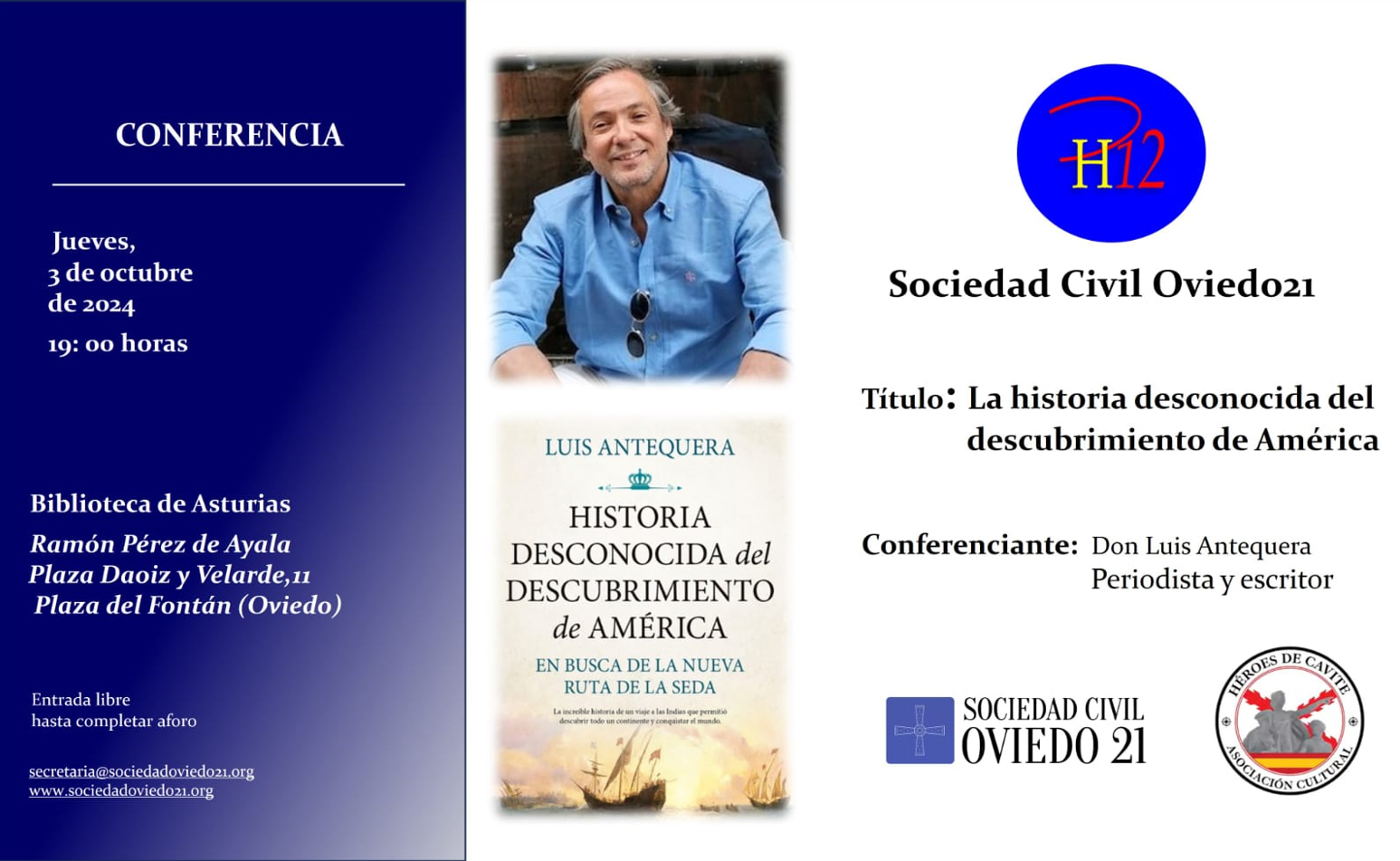 Conferencia: La historia desconocida del descubrimiento de América